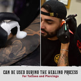 Hustle Bubbles Antibacterial Foaming Soap Tattoo Wash and Tattoo Cleanser 3.4 FLZ - Green Soap Replacement