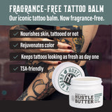 Hustle Butter Fragrance-Free Tattoo Balm (1 fl oz)