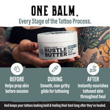 Hustle Butter Fragrance-Free Tattoo Balm (5 fl oz)