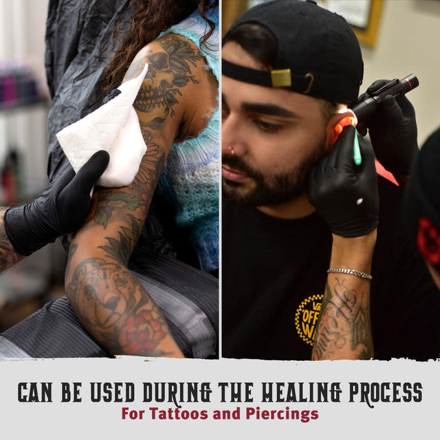 Hustle Bubbles Antibacterial Foaming Soap Tattoo Wash and Tattoo Cleanser 7 FLZ - Green Soap Replacement